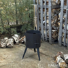 Prekės nuotrauka Krosnelė kazanui 12 L su kaminu Standart Kalmetal 3 mm KAZS12X3K