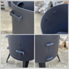 Prekės nuotrauka Krosnelė kazanui 12 L su kaminu Standart Kalmetal 3 mm KAZS12X3K