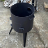 Prekės nuotrauka Krosnelė kazanui 12 L su kaminu Standart Kalmetal 3 mm KAZS12X3K