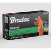 Prekės nuotrauka Pirštinės nitrilo oranžinės Diamond 9 dydžio 50 vnt Bradas
