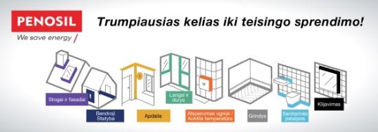 Prekės „Penosil Window Tape Full Glue External 404 išorinė langų sandarinimo juosta su pilnu klijų sluoksniu, 100mm/25m“ paveikslėlis