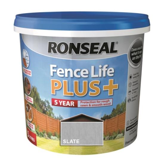 Prekės „Impregnantas Ronseal FenceLife Plus Slate 9 L“ paveikslėlis