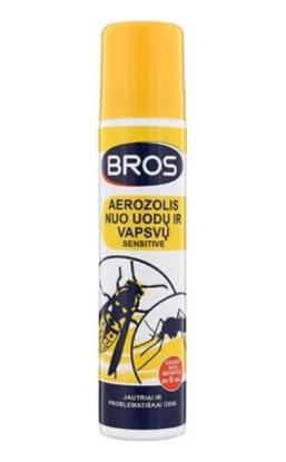 Prekės „Aerozolis nuo uodų ir vapsvų SENSITIVE BROS“ paveikslėlis