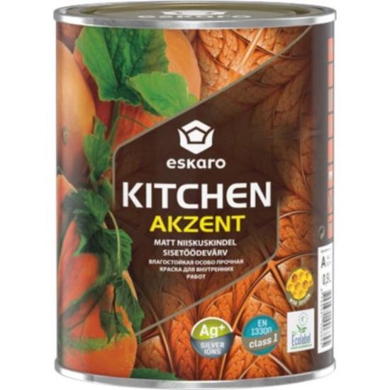 Prekės „Ypač patvarūs ir drėgmei atsparūs akriliniai dažai eskaro Akzent Kitchen A 0,9L“ paveikslėlis