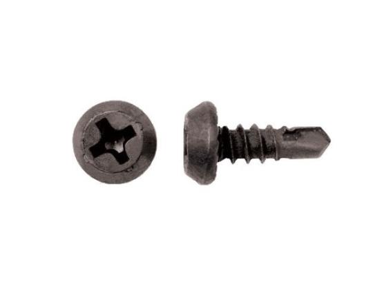 Prekės „Savisriegiai metalas metalas 3,5x9,5 mm su grąžteliu juodi 1000 vnt“ paveikslėlis