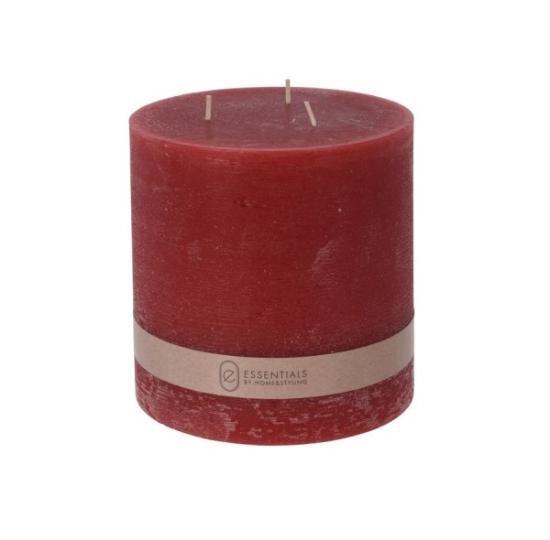 Prekės „Žvakė aromatinė raudona 14x14cm Essentials“ paveikslėlis