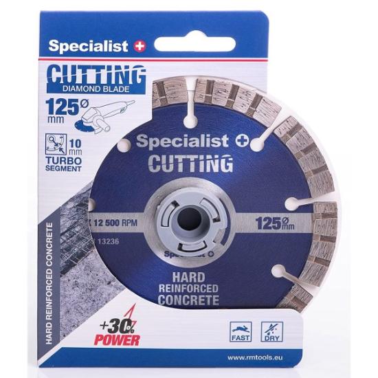 Prekės „Diskas deimantinis 125x2,2x22,2 mm Premium Specialist+“ paveikslėlis
