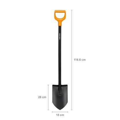 Prekės „Kastuvas smailus Solid Metal Fiskars“ paveikslėlis
