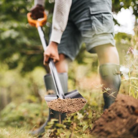 Prekės „Kastuvas smailus Solid Metal Fiskars“ paveikslėlis