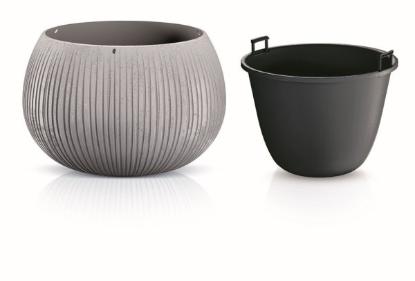 Prekės „Betono imitacijos vazonas DKB480, Beton bowl“ paveikslėlis