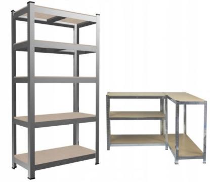 Prekės „Stelažas 5 lentynų 150x70x30cm 150kg GWI7378“ paveikslėlis