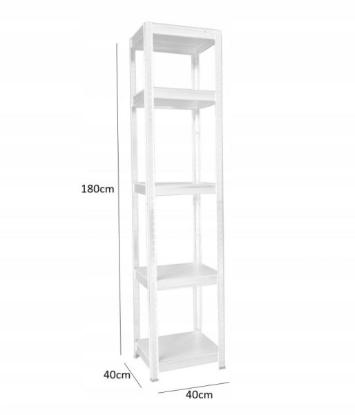 Prekės „Stelažas 5 lentynų 180x40x40cm 175kg GWI9412“ paveikslėlis