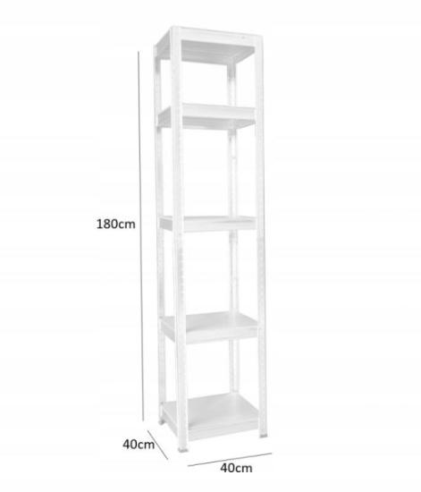 Prekės „Stelažas 5 lentynų 180x40x40cm 175kg GWI9412“ paveikslėlis