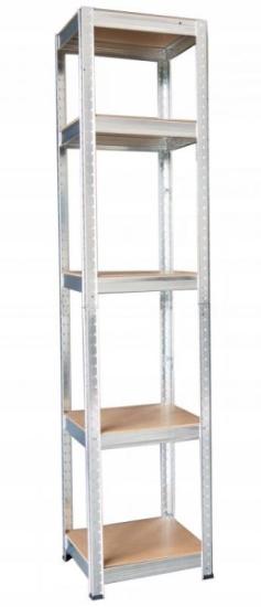 Prekės „Stelažas 5 lentynų 180x40x40cm 175kg GWI9412“ paveikslėlis
