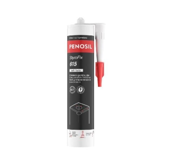 Prekės „Polistireno gaminių klijai Penosil StyroFix 615, balti, 280 ml“ paveikslėlis
