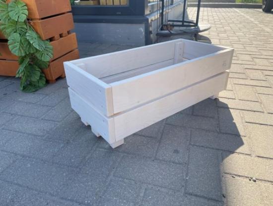 Prekės „MEdinis vazonas 64x30x23, baltos spalvos“ paveikslėlis