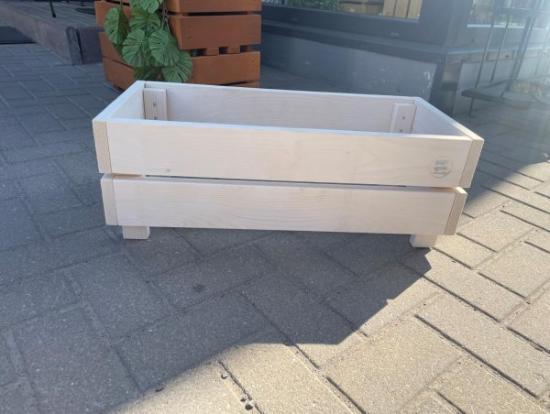 Prekės „MEdinis vazonas 64x30x23, baltos spalvos“ paveikslėlis