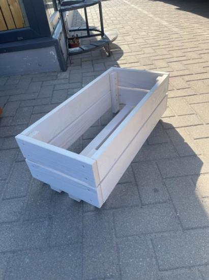 Prekės „MEdinis vazonas 64x30x23, baltos spalvos“ paveikslėlis