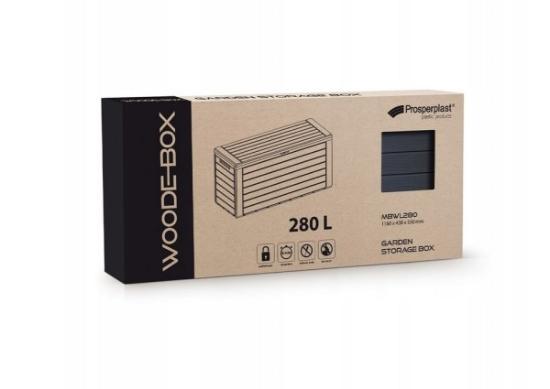 Prekės „Sodo dėžė antracitas MBWL280 Woodebox“ paveikslėlis