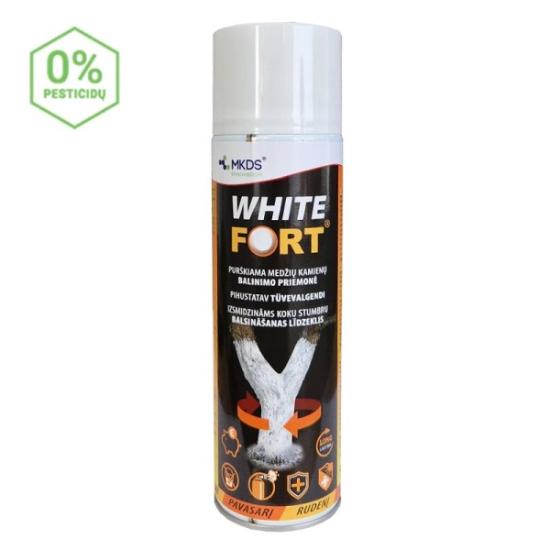 Prekės „Purškiama priemonė kamienams balinti WHITE FORT 500 ml“ paveikslėlis