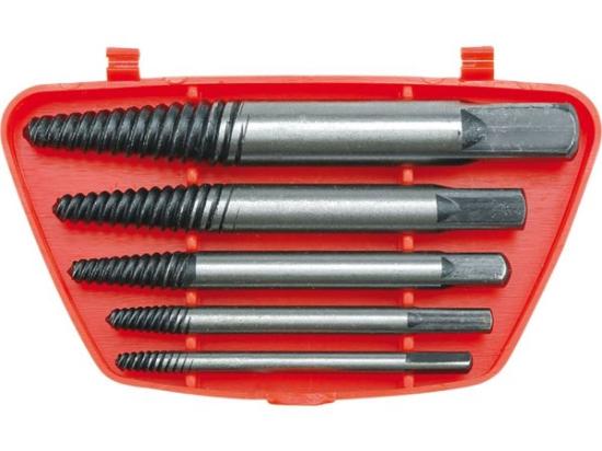 Prekės „Rinkinys pažeistų varžtų išsukimui 5 vnt 3,2-19 mm Vorel 24000“ paveikslėlis