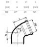 Prekės „Alkūnė vidaus HTB d=110x87°“ paveikslėlis