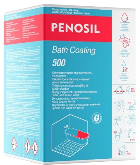 Prekės „Penosil Bath Coating 500 vonios renovavimo rinkinys 960 g“ paveikslėlis