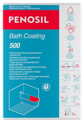Prekės „Penosil Bath Coating 500 vonios renovavimo rinkinys 960 g“ paveikslėlis