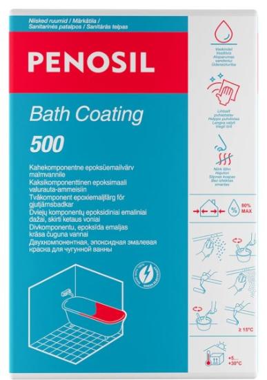 Prekės „Penosil Bath Coating 500 vonios renovavimo rinkinys 960 g“ paveikslėlis