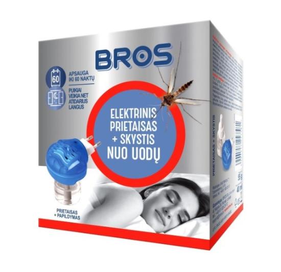 Prekės „Elektrinis uodų atbaidymo prietaisas + skystis BROS“ paveikslėlis