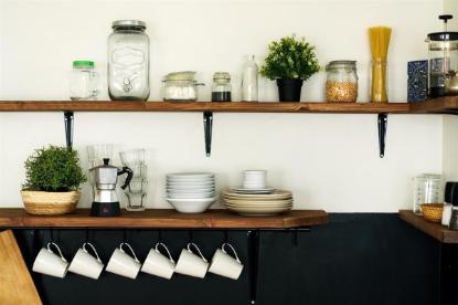 Prekės „Laikiklis lentynos 150x125 mm rudas Velano“ paveikslėlis