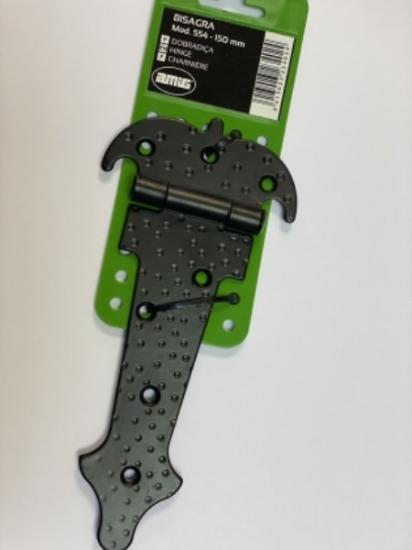 Prekės „Vyriai durų 150 mm juodi Green Mod.554“ paveikslėlis