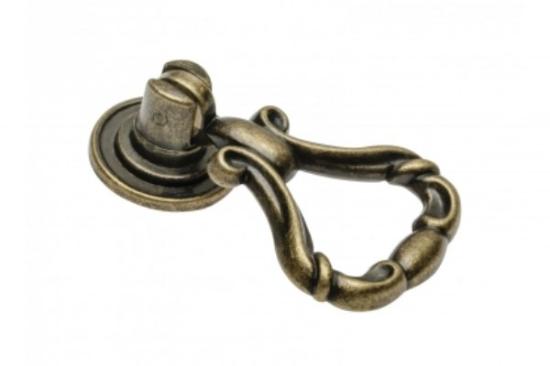 Prekės „Rankenėlė baldinė 33 mm sendinto žalvario KT-WP1147“ paveikslėlis