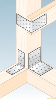 Prekės „Kampinis 80x80x40x2 mm KM7 Domax“ paveikslėlis