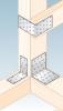 Prekės „Kampinis 80x80x60x2 mm KM8 Domax“ paveikslėlis