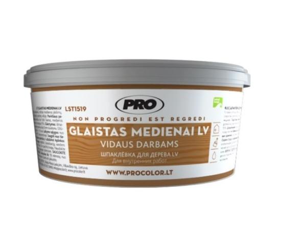 Prekės „Paruoštas naudojimui PROCOLOR glaistas medienai LV, eglė 0,5 kg“ paveikslėlis