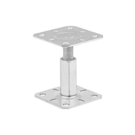 Prekės „Atrama kolonos reguliuojama 100x100x3 mm M20x100/150 mm PR100/100 Domax“ paveikslėlis