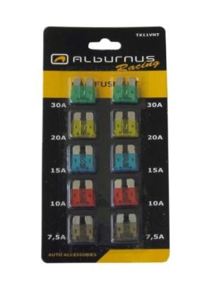 Prekės „Saugikliai automobiliniai Mini 10vnt“ paveikslėlis