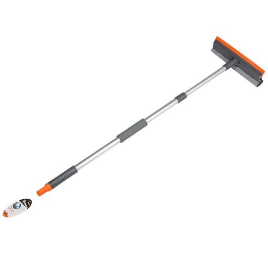 Prekės „Šepetys langu valymui 25 cm su 75 - 120 cm teleskopine rankena“ paveikslėlis