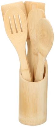 Prekės „Rinkinys stalo įrankių 5 dalių Bamboo“ paveikslėlis
