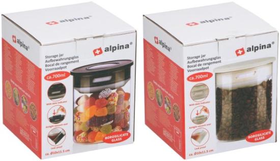 Prekės „Indas biriems produktams 0,7l/260g Alpina“ paveikslėlis