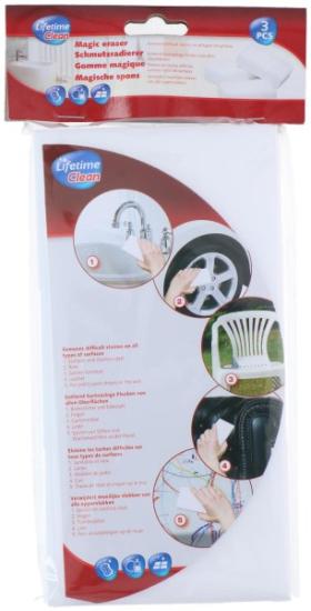 Prekės „Kempinės melamino 3vnt Lifetime Clean“ paveikslėlis