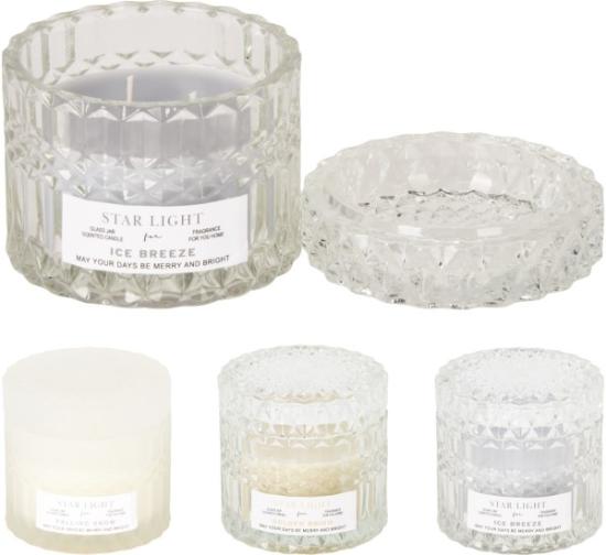 Prekės „Žvakė aromatinė stiklinėje 9cm Star light“ paveikslėlis