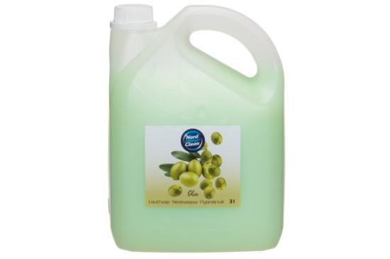 Prekės „Nord Clean rankų muilas alyvuogių FI-SV-ET-LV-LT-NO-DK-RU 3 L“ paveikslėlis