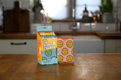 Prekės „Kempinėlė Scrub Daddy Scour Daddy 3 vnt.“ paveikslėlis