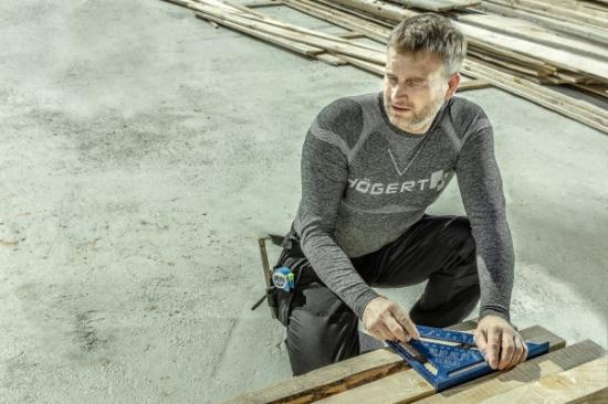 Prekės „Marškinėliai termo pilki M-L Oste Hogert“ paveikslėlis
