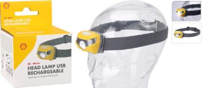 Prekės „Žibintuvėlis LED ant galvos pakr.Shell“ paveikslėlis