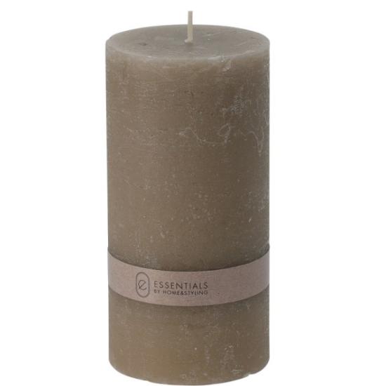 Prekės „Žvakė mid taupe 7x14cm 420007170 H&S“ paveikslėlis