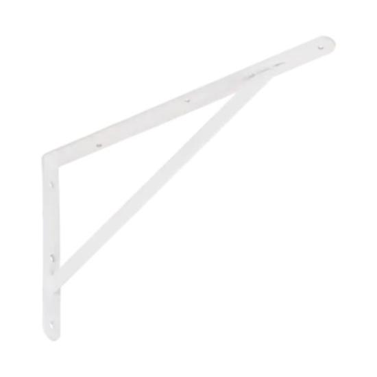 Prekės „Laikiklis lentynos 400x250x4 mm baltas WSWP400 Velano“ paveikslėlis