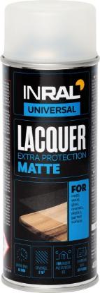 Prekės „Akrilinis lakas INRAL LACQUER, skaidri, matinė, 400ml“ paveikslėlis